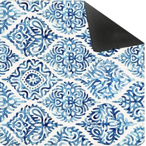 欧美蓝调硅藻泥麻将桌垫轻奢高端防水防滑防油 - Product Image 5
