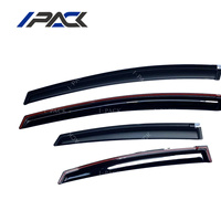 Para Toyota Prius 2012-2015 ABS ventana de plástico Deflector de viento visera lluvia/protección solar ventilación 2013 2014