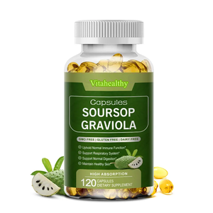 במפעל vitaiבריאות אספקה אישית soursop griola 1000 מ ג כמוסות 60 ימים גואנבנה אנונה אנונה 120 גריורה קפסולות - Product Image 1
