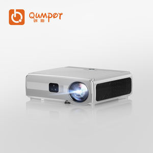 Proyector LED Qumpot ZX6 Pro 4K Smart Home Ultra <span class=keywords><strong>claro</strong></span> y suave Nuevo producto con Google TV Portable y 4600 ANSI - Product Image 1