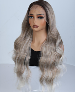 Perruque ondulée en cheveux humains vierges brésiliens de couleur naturelle, non traités, vente en gros de cheveux humains, sans colle, perruque en dentelle de couleur naturelle - Product Image 4