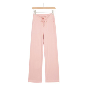 Pantalon large élastique taille haute coupe droite pour femme – Idéal fitness, course, décontracté, sport en extérieur, yoga - Product Image 6