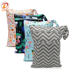Sac à couches en tissu imperméable avec Double fermeture éclair, pour couches, imperméable, <span class=keywords><strong>de</strong></span> petite taille, pour les costumes <span class=keywords><strong>de</strong></span> <span class=keywords><strong>bain</strong></span>, pour bébés et enfants, étiquette privée - Product Image 1