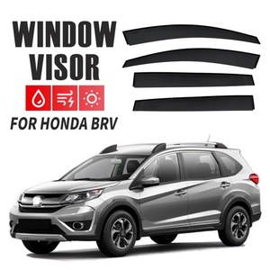 แผ่นบังฝนหน้าต่างรถยนต์ ช่องระบายอากาศ กันฝน กันแดด วัสดุ ABS สำหรับรถยนต์ HONDA BR-V ปี 2023 ขึ้นไป - Product Image 2