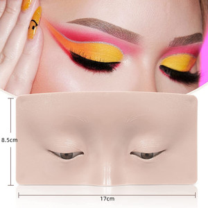 Tavola di Pratica per Trucco 5D Riutilizzabile all'Ingrosso, Tavola in Silicone per Pratica Trucco Occhi e Viso per Accademie di Bellezza - Product Image 3