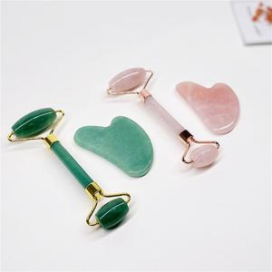 Rodillo Facial de Cuarzo Rosa 100% Natural Personalizado, Set de Rodillo Facial de Jade Gua Sha con Caja - Product Image 4