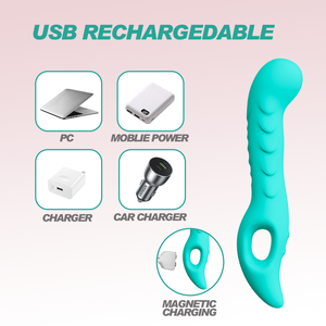 Mini vibromasseur sans fil rechargeable, charge magnétique, 7 modes, étanche, silicone non lubrifié, ultra-silencieux, faible bruit, <span class=keywords><strong>pour</strong></span> <span class=keywords><strong>femme</strong></span> - Product Image 5