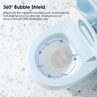 Siège de toilette chauffant intelligent automatique avec bidet intégré, auto-nettoyant, télécommande, ronde, à siphon en S, en céramique, étanche IPX4
