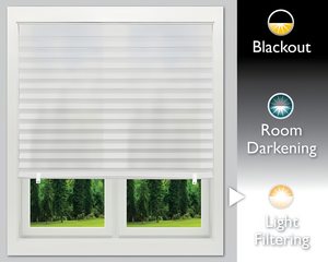 Persianas plisadas autoadhesivas RHYLINE, cortinas plegables, abrazadera de fácil fijación, instalación integrada, pantalla de papel plisada temporal - Product Image 4