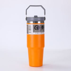 แก้วน้ำสแตนเลสสุญญากาศพร้อมฝาปิด แบบสองชั้น เก็บอุณหภูมิ พร้อมส่ง - Product Image 2