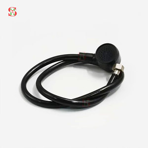 Ensemble de pommeau de douche et tuyau flexible en caoutchouc noir abordable pour bac à <span class=keywords><strong>shampoing</strong></span> – Vente en gros - Product Image 1