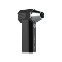 Ventilateur turbo miniature de qualité industrielle CROSSGUN, puissant, sans fil, avec batterie, moteur sans balais, pour voiture, usage domestique, ventilateur à jet portable