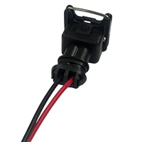 Conector de sensor de 2 pines para arnés de cableado de gasolina para piezas de motor automotriz, adaptador de enchufe CC-01