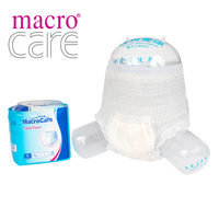Couche jetable d'incontinence pour adultes de taille XL OEM ODM douce et respirante avec protection contre les fuites