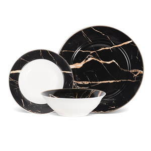 Thiết Kế Mới 18 Chiếc Bộ Đồ Ăn Bằng Gốm Bộ Đồ Ăn Bằng Sứ Dành Cho 6 Người Sử Dụng - Product Image 3