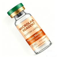 54. Étiquettes autocollantes en PP imperméables à adhérence stable, petites, pour flacons de peptides cosmétiques à usage longue durée