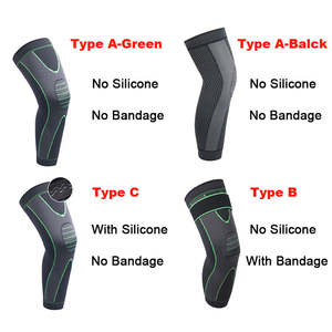 Genouillère antidérapante, Compression, jambes complètes, manches longues, cuisses, mollets, chaussettes - Product Image 3