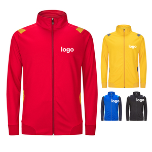100 Polyester <b>Track</b> <b>Jacket</b> Custom 100 Polyester Dry Fit <b>Jacket</b> Casual Sport <b>Jacket</b> <b>For</b> <b>Men</b> With Hooded - Product Image 4