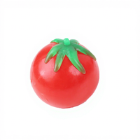 Balle d'eau anti-stress en forme de tomate, balle de décompression, jouet à presser en forme de tomate, jouet populaire pour enfants