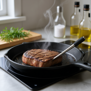 Bluetooth Meat <b>Thermometer</b> Probe With 500 Ft Range Metal Digital Cooking Tool For Kitchen Use - Product Image 2