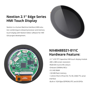 NEXTION NX4848E021-011C 2.1 <b>LCD</b>-TFT Capacitive HMl Touch Display <b>Module</b> Edge Series RGB 65K Color Touchscreen Built-in RTC L104 - Product Image 2