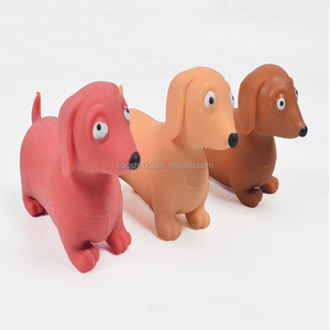 11.7cm <b>Silicone</b> Stretchy Dachshund Fidget <b>Toy</b> Sand-Filled Squeeze <b>Pull</b> Dog Cute Stress Relief Reusable <b>Toy</b> Kids Adults Custom - Product Image 3
