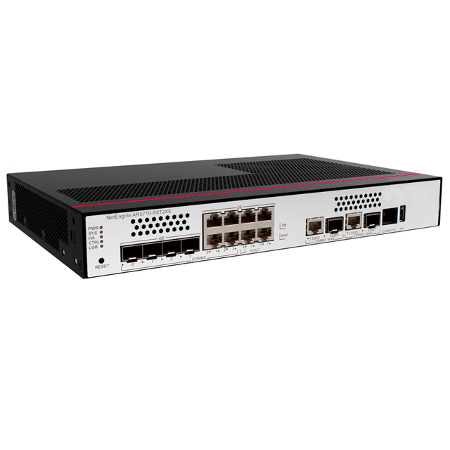 HW NetEngine AR5710-S8T2XE 50010731 Enterprise router with 2*10GE SFP+/2.5GE Copper Combo WAN,4*GE Copper LAN,4*GE Combo LAN