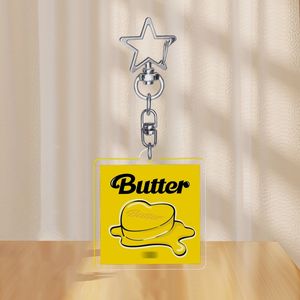 KPOP Idol <span class=keywords><strong>Bangtan</strong></span> Boys BE PTD Mapa del alma PROOF <span class=keywords><strong>BUTTER</strong></span> Portada del álbum Descubrimiento Llavero de plástico Encantos Llavero Acrílico - Product Image 5