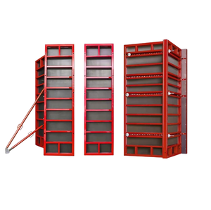 Khung thép ván khuôn hệ thống khung thép ván ép ván khuôn <span class=keywords><strong>63</strong></span> 80 90 120 tường cột tấm bê tông kim loại hình thức - Product Image 2