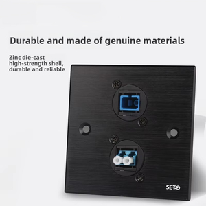 Module de fibre <span class=keywords><strong>optique</strong></span> de type D pour câblage d'ingénierie audio-vidéo et télévision SC LC, <span class=keywords><strong>prise</strong></span> d'information de type 86 à cinq ou trois gangs - Product Image 3