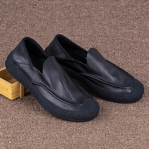 Chaussures décontractées en cuir pour hommes Printemps 2026 – Cuir de vachette simple couche, respirantes, style fin, semelle souple antidérapante, confort quotidien - Product Image 3