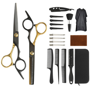 Professional Barber Scissors Set – Hair Cutting Shears & <b>Hairdressing</b> Tool Kit for Salon, Barber Shop, Pro Stylist - Product Image 6