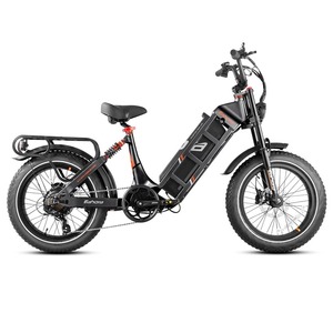 Bicicleta Eléctrica de Montaña Eahora Juliet 2026 con Llantas Anchas, Bicicleta Eléctrica Urbana con Portaequipajes Trasero, Largo Alcance para Viajes - Product Image 1