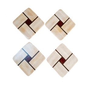 Good Quality Cheap Prices Multi Types Wood Joint Coaster / <b>Mats</b> & Pads Custom Color Logo Luxury Hotel Wedding Hot Sell Low MOQ - Product Image 2