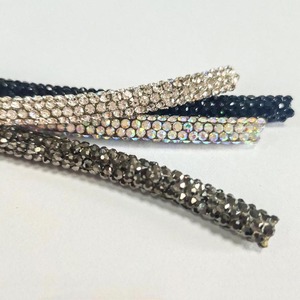 Vente en gros corde de luxe en cristal de verre et <span class=keywords><strong>strass</strong></span> pour chaussures vêtements de bricolage costume dentelle artisanat embellissement textile coupe <span class=keywords><strong>diamant</strong></span> - Product Image 2