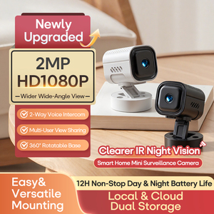 Cámara de Seguridad Inteligente IP <span class=keywords><strong>HD</strong></span> 1080P CWISION, Monitor para Bebés, Cámara de Vigilancia Interior Inalámbrica <span class=keywords><strong>WIFI</strong></span> <span class=keywords><strong>HD</strong></span> <span class=keywords><strong>Mini</strong></span> con Visión Nocturna - Product Image 4