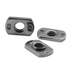 Tuerca en T de Aluminio para Industria Pesada, 1/4-20, Sistema de Accionamiento, Acero Galvanizado, Deslizante, Tuerca de Bala de 15 mm, Tuerca de Acero Inoxidable - Product Image 2