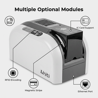 Meilleur rapport qualité-prix Imprimante de cartes PVC professionnelle HiTi CS-270e 300x600dpi avec Ethernet pour les petites et moyennes entreprises en stock