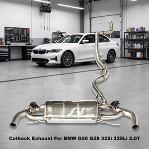 Échappement Catback Vortex Performance en Acier Inoxydable Compatible BMW G20 G28 325i 325Li 2.0T 2020-2025 Pièces de Silencieux de Tuning Valvetronic - Product Image 1