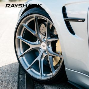 Rines Forjados RS Custom P101 5x112 5x114.3 Plateados Pulidos de 19-22 Pulgadas con 5 Radios para Audi RS6, <span class=keywords><strong>Tesla</strong></span> Model 3, VW Golf R - Product Image 2