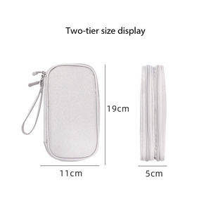 Cáp dữ liệu mới lưu trữ hộp tai nghe Túi Đồng Xu Ví sạc điện thoại di động Túi Đĩa Cứng USB đĩa đa chức năng lưu trữ - Product Image 3