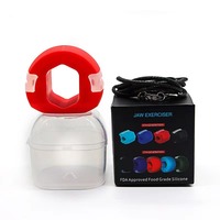 Équipement en Silicone pour Muscles Faciaux et Mâchoire : Outil à Mâcher Balle de Musculation Façonnage de la Mâchoire, Exerciceur de Mâchoire