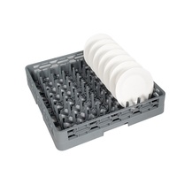 Étagère à vaisselle multifonctionnelle moderne de grande capacité en plastique de qualité supérieure, à 16 compartiments, à cinq niveaux, imperméable, non pliable, de type sol