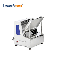Machine commerciale à trancher les toasts couteau à dents fines en acier inoxydable importé machine à trancher les sacs carrés 31 couteaux trancheuse à pain