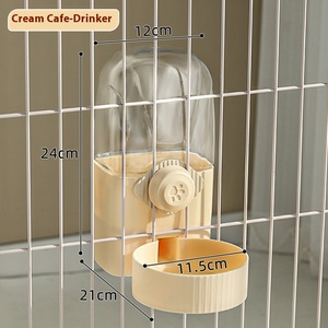 Solid Pattern Anti-Spill Cat and Dog Food Bowl <strong>Pet</strong> <strong>Automatic</strong> <strong>Water</strong> Dispenser <strong>Feeder</strong> Hanging PP Plastic Cage