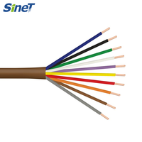 Harga Pabrik Kabel THERMOSTAT 500 FT Reel 2 Core 18AWG SOLID 2 3 5 7 10 Core 150V Rated Warna Coklat