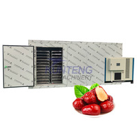 Commerciële Industriële 1000Kg Dehydrator Droger Droogmachine Voor Gepelleteerde Feed Taibo Date Baobab Tortilla Druif Gedroogd Zeewier