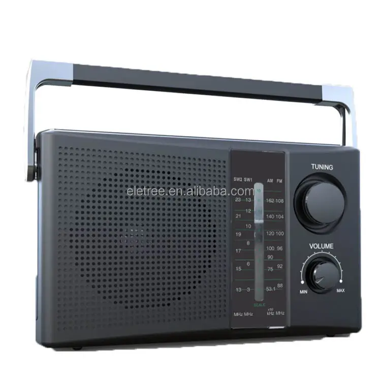 ลําโพงไร้สาย BT แบบพกพาแบตเตอรี่ดําเนินการปลั๊ก AC DSP Am วิทยุ Fm พร้อมการรับสัญญาณที่ดีที่สุด