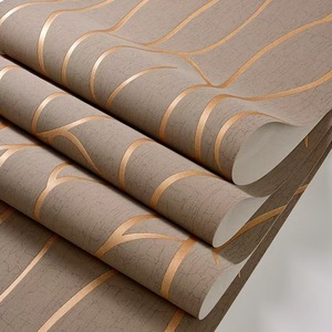 Modern Style Peel An Stick <strong>Wallpaper</strong> Rolls Hotel Bedroom Background Walls PVC Self Adhesive <strong>Wallpaper</strong>