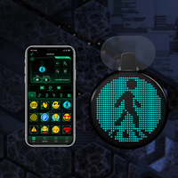 Affichage à LED personnalisable pare-brise arrière de voiture lumière drôle accessoires de voiture avec doigt lumière 6V état nouvelle application LED signe de voiture